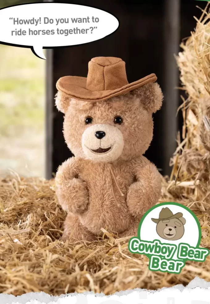 Ted2-nallekarhu pehmoinen riipus