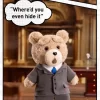 Ted2-nallekarhu pehmoinen riipus
