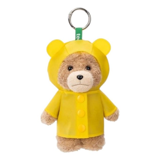 Ted2-nallekarhu-pehmolelu riipus ”Sadetakkikarhu”
