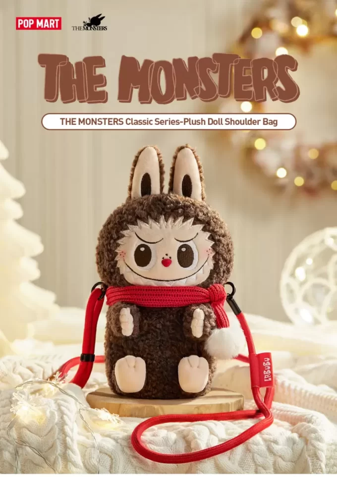 THE MONSTERS Classic -sarjan pehmoinen olkalaukku