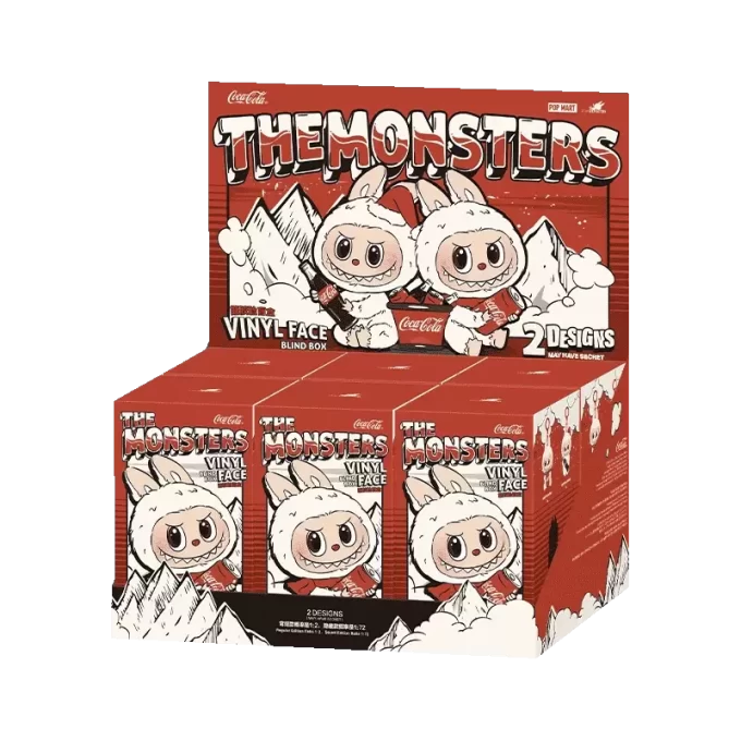 THE MONSTERS COCA-COLA -SARJA – Vinyylikasvot sokea laatikko