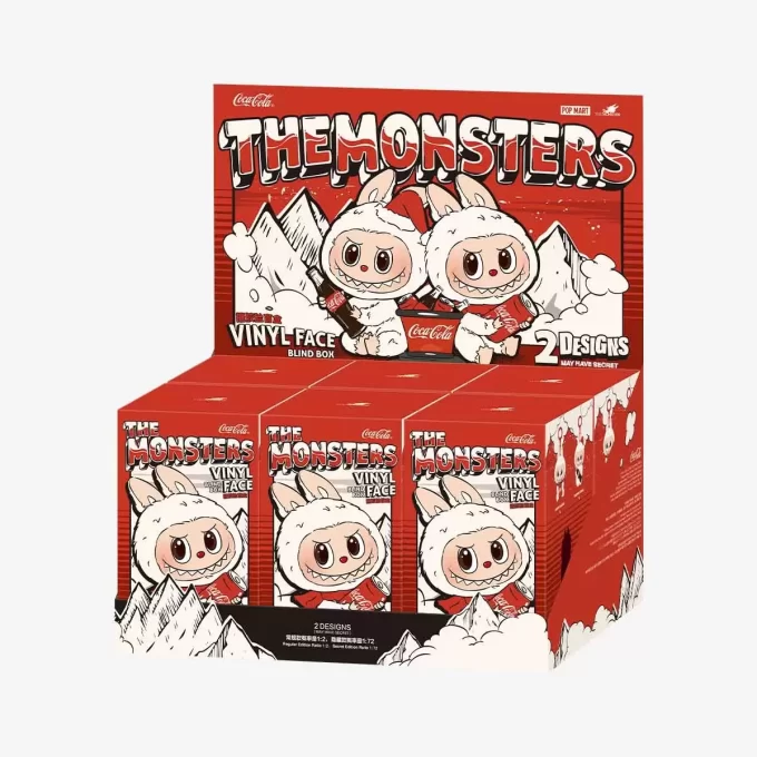 THE MONSTERS COCA-COLA -SARJA – Vinyylikasvot sokea laatikko