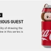 THE MONSTERS COCA-COLA -SARJA – Vinyylikasvot sokea laatikko