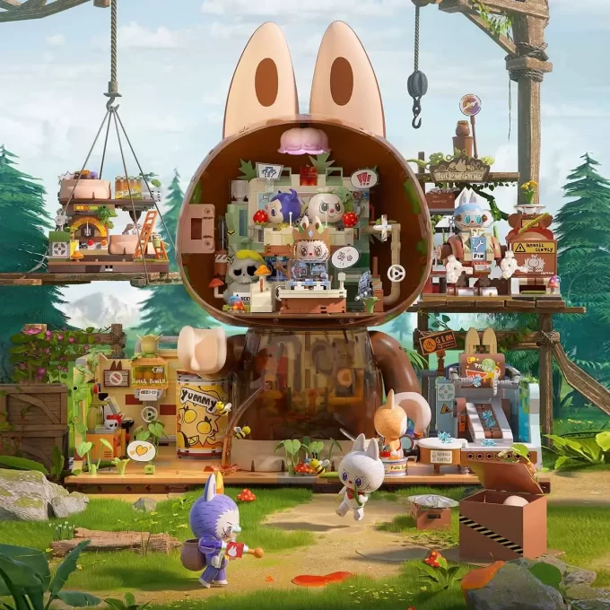 THE MONSTERS Forest Secret Base -sarjan palikoita