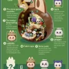 THE MONSTERS Forest Secret Base -sarjan palikoita