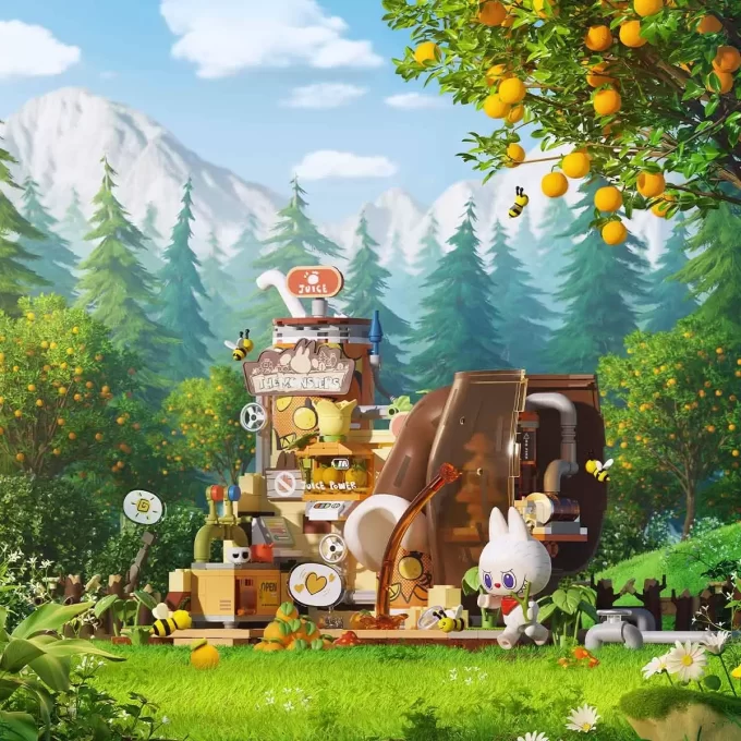 THE MONSTERS Forest Secret Base -sarjan palikoita