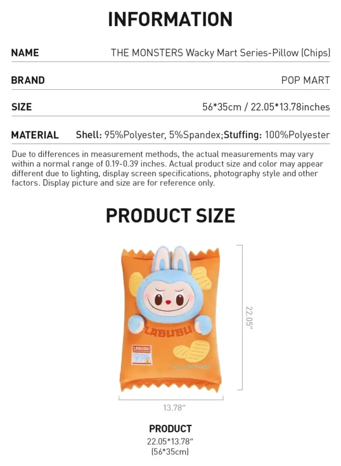 THE MONSTERS Wacky Mart -sarjan tyyny (Chips)