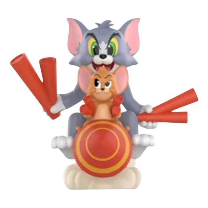 Tom ja Jerry Kielletty Kompassi -figuurit ”Ilotulituskaksintaistelu”