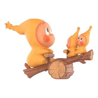 Tuiki Tuiki Ole Pieni Tähti -hahmot ”Teeter-totter”