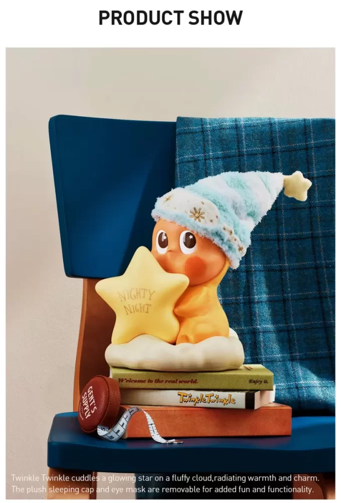 Twinkle Twinkle Classic -sarja – Hyvää yötä Pat-aktivoituva lamppu