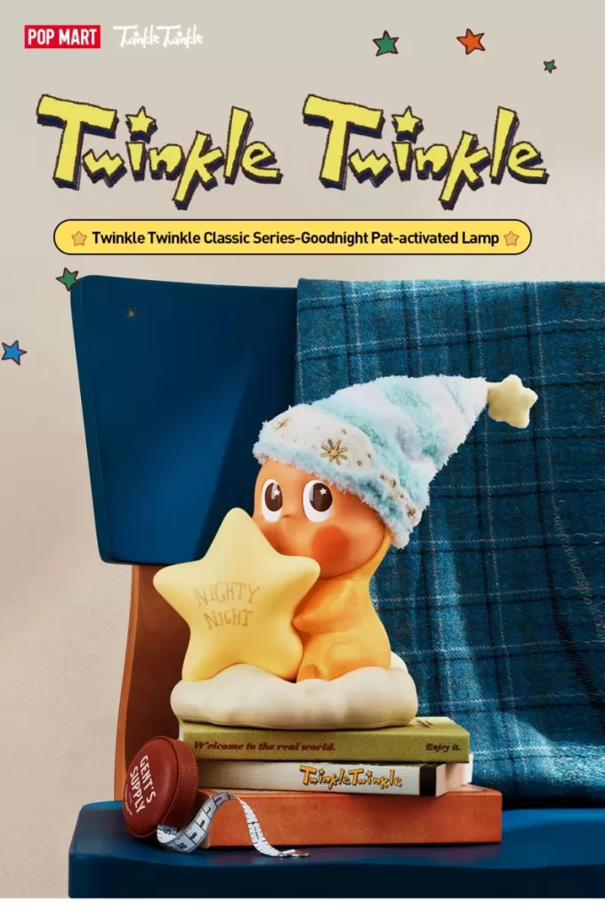 Twinkle Twinkle Classic -sarja – Hyvää yötä Pat-aktivoituva lamppu